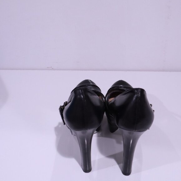H by Halston Black Buckle Pumps - Size 7.5 - Picture 4 of 8
